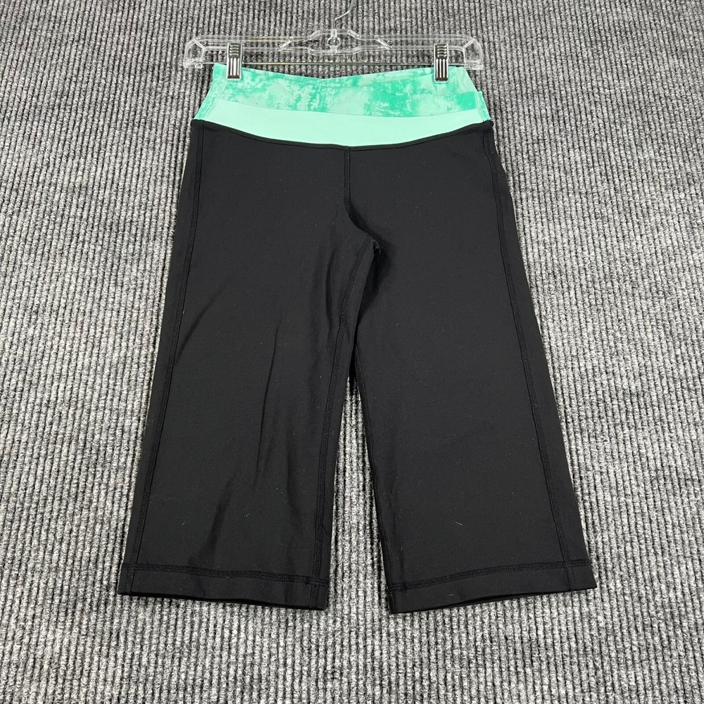 Lululemon Leggings Womens 4 Black Workout Activewear Casual Gym Run Yoga
